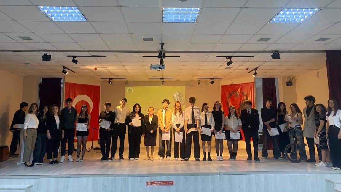 SOSYAL SORUMLULUK PROJESİ KAPSAMINDA 11/G DİL VE 12/H DİL SINIFLARI TARAFINDAN BRÇAL TALKS (İNGİLİZCE KONUŞMA) PROGRAMI DÜZENLENDİ.